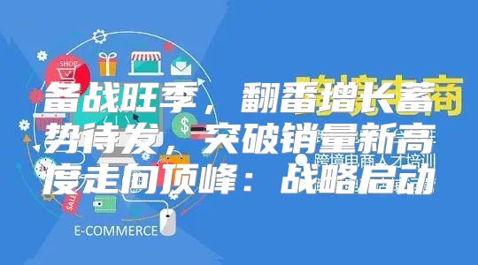 备战旺季，翻番增长蓄势待发，突破销量新高度走向顶峰：战略启动