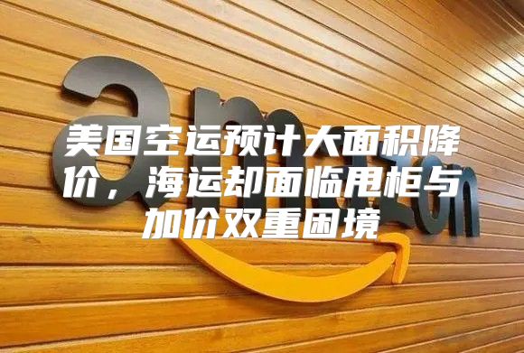 美国空运预计大面积降价，海运却面临甩柜与加价双重困境