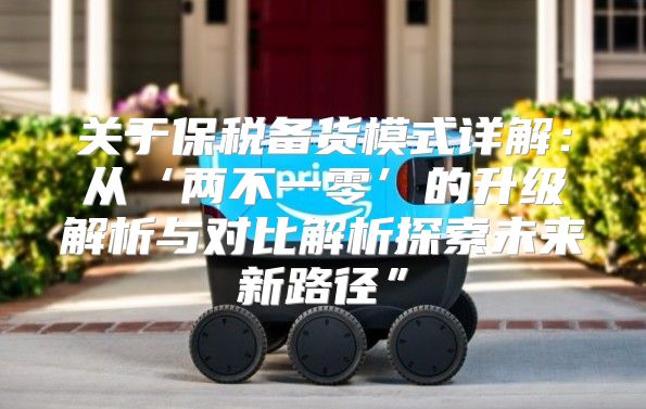 关于保税备货模式详解：从‘两不一零’的升级解析与对比解析探索未来新路径”