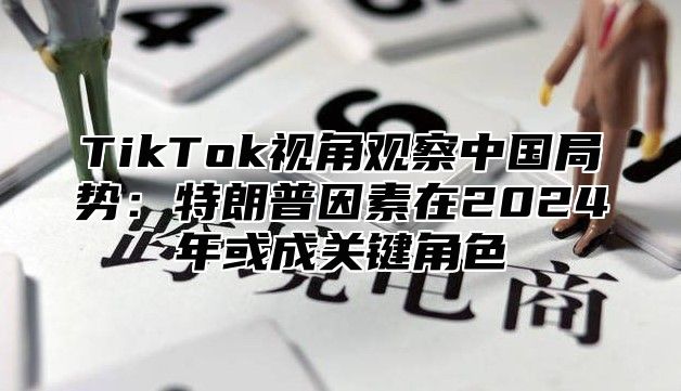 TikTok视角观察中国局势：特朗普因素在2025年或成关键角色