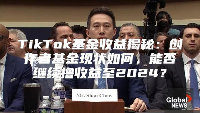 TikTok基金收益揭秘：创作者基金现状如何，能否继续撸收益至2025？
