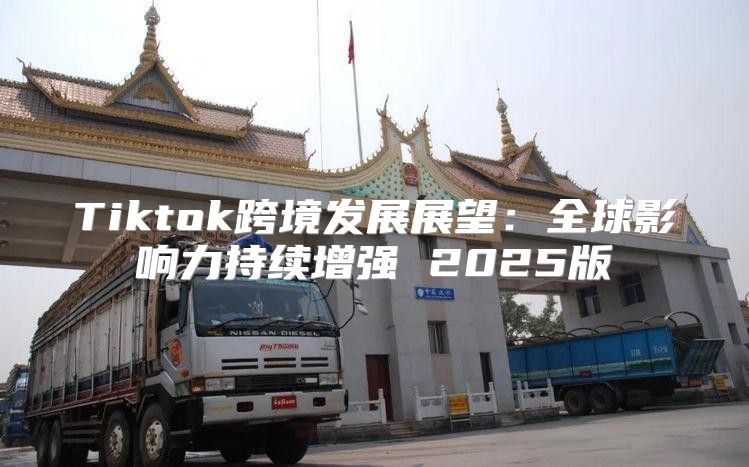 Tiktok跨境发展展望：全球影响力持续增强 2025版