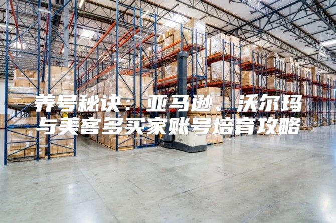 养号秘诀：亚马逊、沃尔玛与美客多买家账号培育攻略