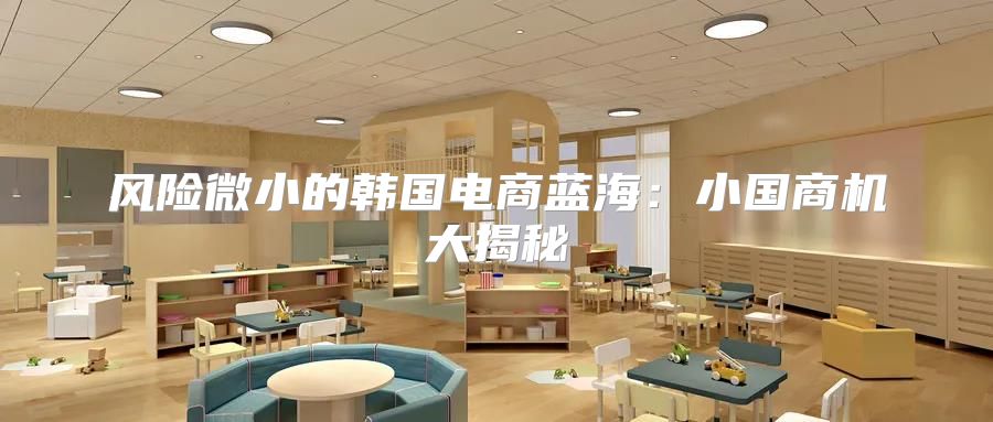 风险微小的韩国电商蓝海：小国商机大揭秘