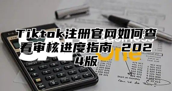 Tiktok注册官网如何查看审核进度指南 2025版