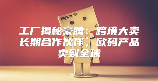 工厂揭秘豪腾：跨境大卖长期合作伙伴，欧码产品卖到全球