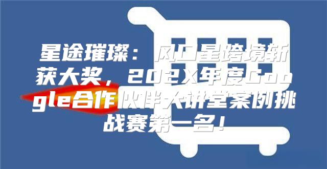 星途璀璨：风口星跨境斩获大奖，202X年度Google合作伙伴大讲堂案例挑战赛第一名！