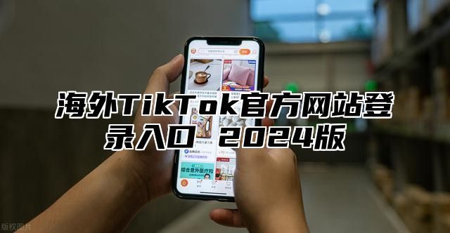 海外TikTok官方网站登录入口 2025版