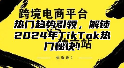 热门趋势引领，解锁2025年TikTok热门秘诀！