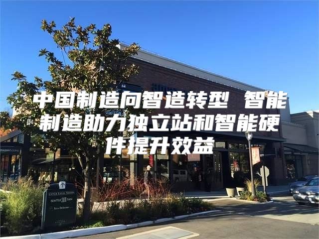 中国制造向智造转型 智能制造助力独立站和智能硬件提升效益