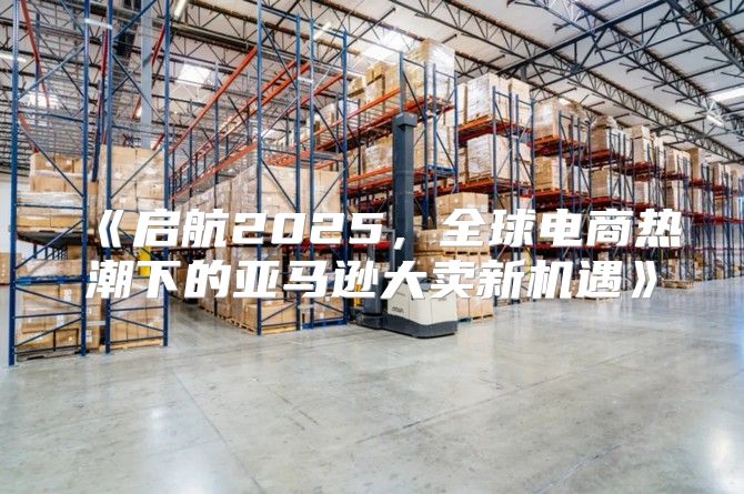 启航2025，全球电商热潮下的亚马逊大卖新机遇