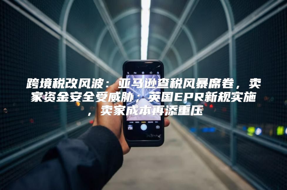 跨境税改风波：亚马逊查税风暴席卷，卖家资金安全受威胁；英国EPR新规实施，卖家成本再添重压
