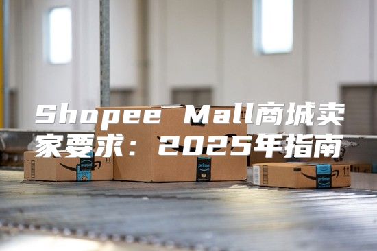 Shopee Mall商城卖家要求：2025年指南