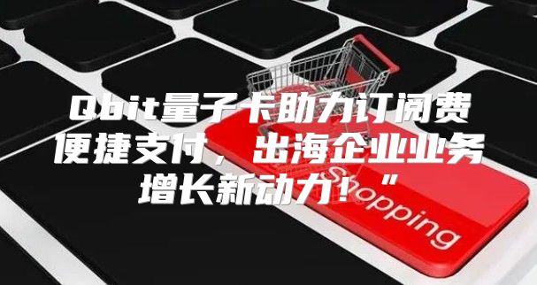 Qbit量子卡助力订阅费便捷支付，出海企业业务增长新动力！”