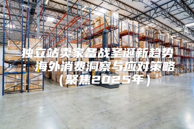 独立站卖家备战圣诞新趋势：海外消费洞察与应对策略聚焦2025年
