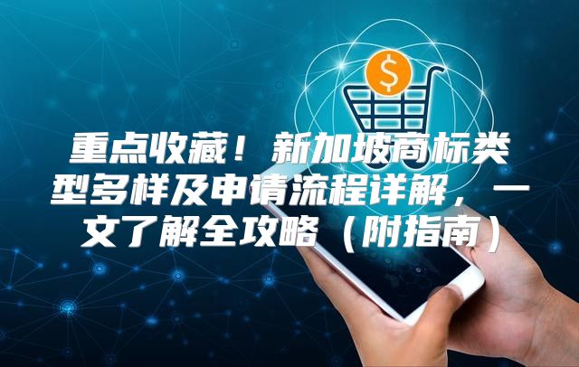 重点收藏！新加坡商标类型多样及申请流程详解，一文了解全攻略附指南
