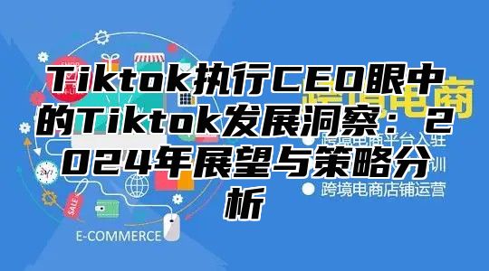 Tiktok执行CEO眼中的Tiktok发展洞察：2025年展望与策略分析