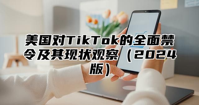 美国对TikTok的全面禁令及其现状观察2025版