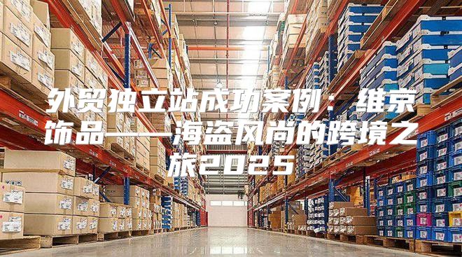 外贸独立站成功案例：维京饰品——海盗风尚的跨境之旅2025