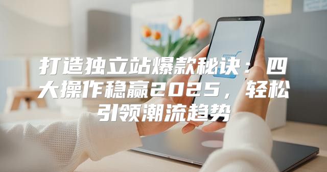 打造独立站爆款秘诀：四大操作稳赢2025，轻松引领潮流趋势