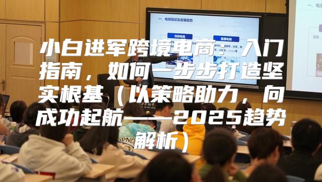 小白进军跨境电商：入门指南，如何一步步打造坚实根基以策略助力，向成功起航——2025趋势解析