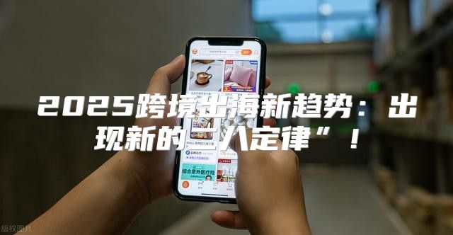 2025跨境出海新趋势：出现新的二八定律”！