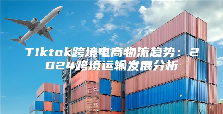 Tiktok跨境电商物流趋势：2025跨境运输发展分析