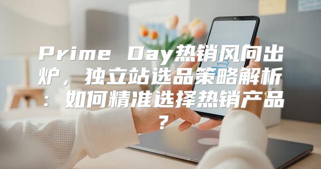 Prime Day热销风向出炉，独立站选品策略解析：如何精准选择热销产品？