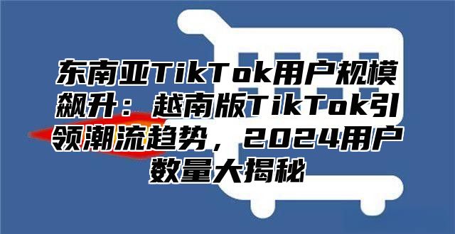 东南亚TikTok用户规模飙升：越南版TikTok引领潮流趋势，2025用户数量大揭秘