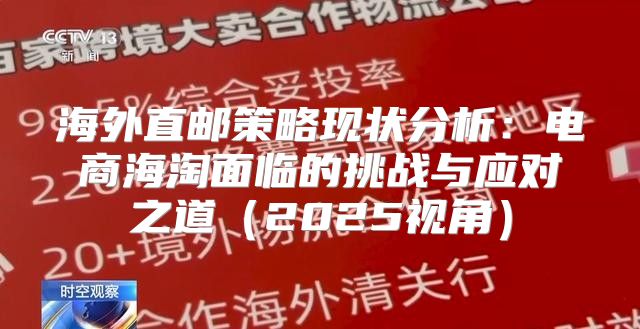 海外直邮策略现状分析：电商海淘面临的挑战与应对之道2025视角