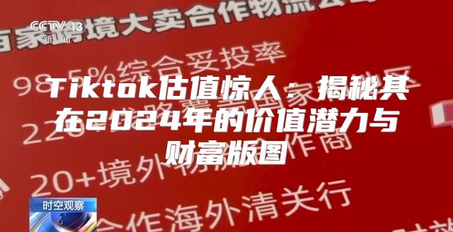 Tiktok估值惊人：揭秘其在2025年的价值潜力与财富版图