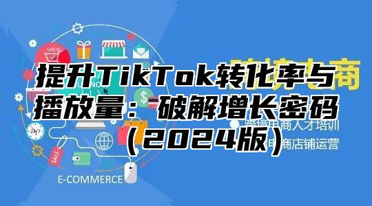 提升TikTok转化率与播放量：破解增长密码2025版