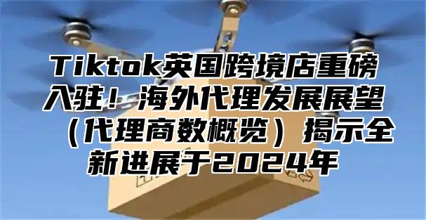 Tiktok英国跨境店重磅入驻！海外代理发展展望代理商数概览揭示全新进展于2025年