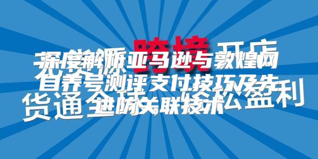 深度解析亚马逊与敦煌网自养号测评支付技巧及先进防关联技术