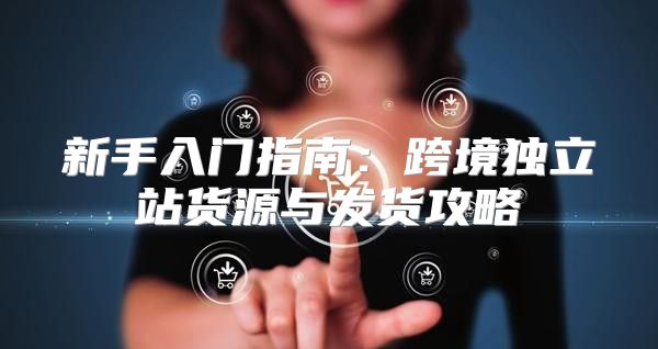 新手入门指南：跨境独立站货源与发货攻略