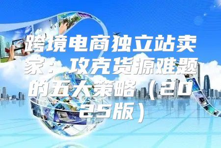 跨境电商独立站卖家：攻克货源难题的五大策略2025版