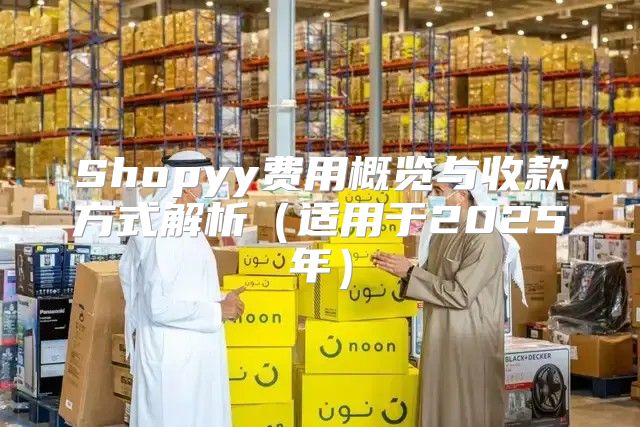Shopyy费用概览与收款方式解析适用于2025年