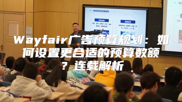 Wayfair广告预算规划：如何设置更合适的预算数额？连载解析