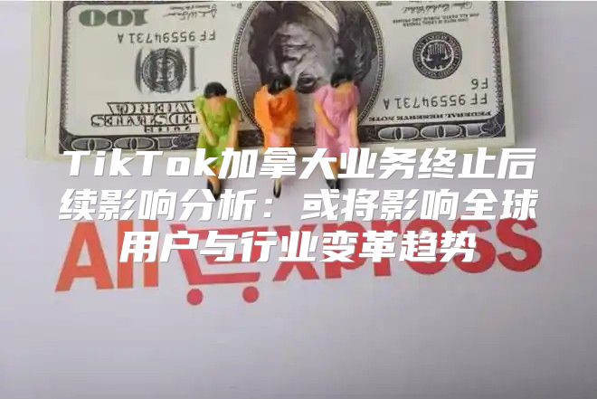 TikTok加拿大业务终止后续影响分析：或将影响全球用户与行业变革趋势