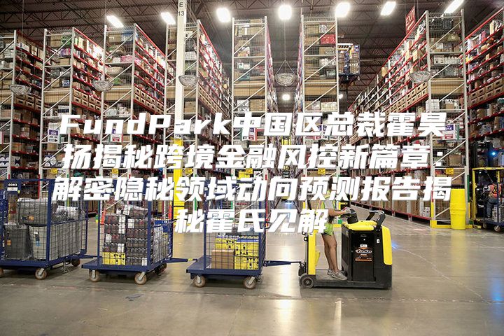 FundPark中国区总裁霍昊扬揭秘跨境金融风控新篇章：解密隐秘领域动向预测报告揭秘霍氏见解