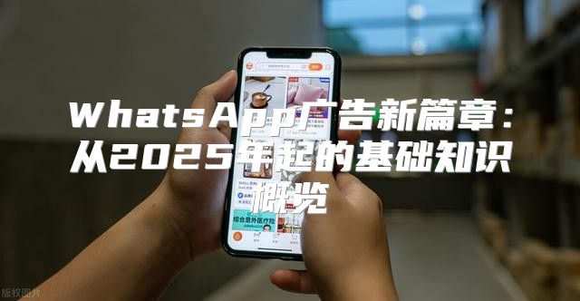 WhatsApp广告新篇章：从2025年起的基础知识概览