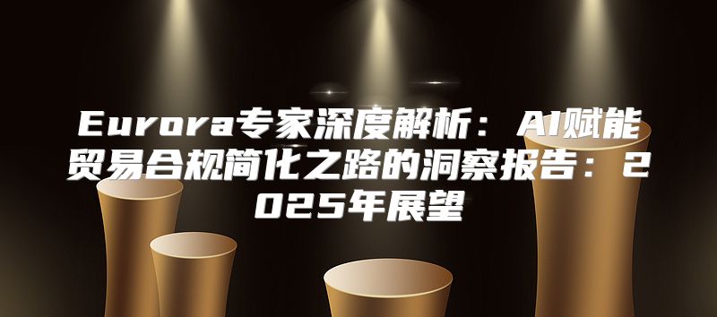 Eurora专家深度解析：AI赋能贸易合规简化之路的洞察报告：2025年展望