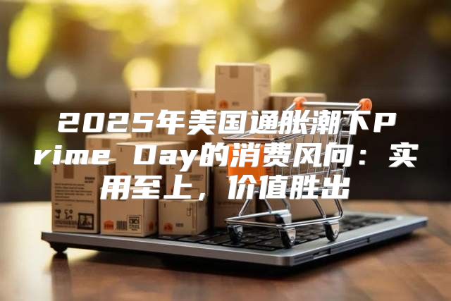 2025年美国通胀潮下Prime Day的消费风向：实用至上，价值胜出