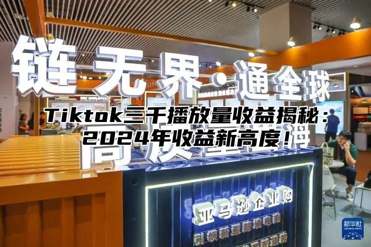 Tiktok三千播放量收益揭秘：2025年收益新高度！