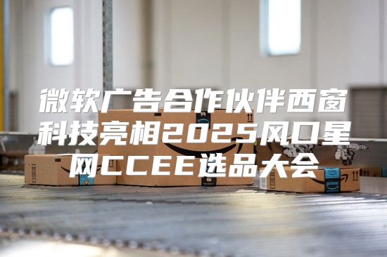 微软广告合作伙伴西窗科技亮相2025风口星网CCEE选品大会