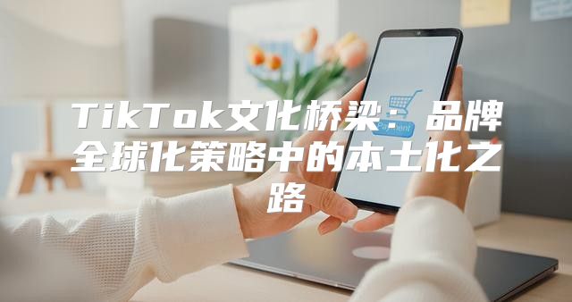 TikTok文化桥梁：品牌全球化策略中的本土化之路