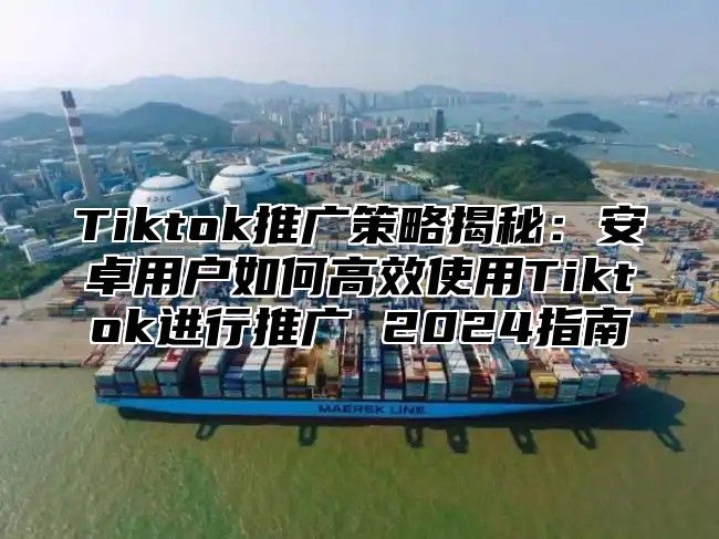Tiktok推广策略揭秘：安卓用户如何高效使用Tiktok进行推广 2025指南