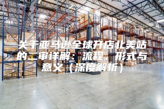 关于亚马逊全球开店北美站的二审详解：流程、形式与意义深度解析