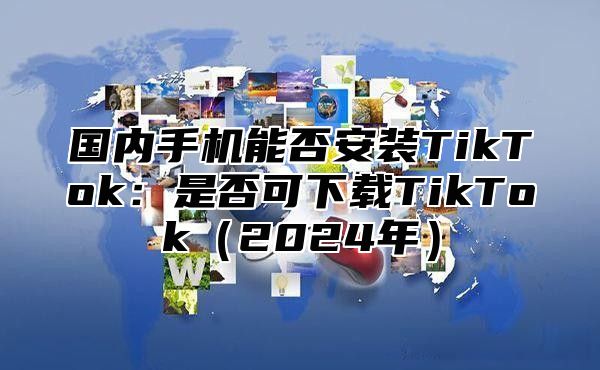 国内手机能否安装TikTok：是否可下载TikTok2025年