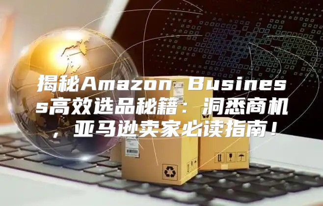 揭秘Amazon Business高效选品秘籍：洞悉商机，亚马逊卖家必读指南！